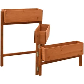 furnicato Pflanzkübel 181 x 75 x 14 cm Orange