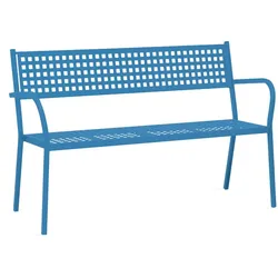 Bank mit Armlehne Alice blau