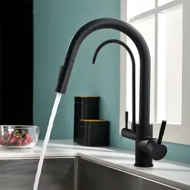 REA Eco Fresh Küchenarmatur Schwarz
