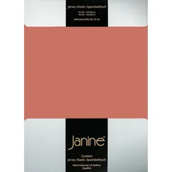 Janine Spannbetttücher 1er Pack 'Comfort Jersey-Elastic' Siena 