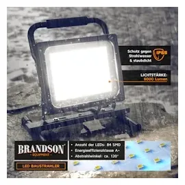 Brandson 60W LED Baustrahler - Bauscheinwerfer - Arbeitsleuchte