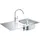 Grohe K200 rechts Einbauspüle Edelstahl Handbetätigung 860 x 500 mm