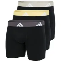 Adidas Herren Boxer Brief (3PK) -Active Flex Cotton Boxershorts,