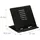 Relaxdays Buchständer Metall 210x180 mm Schwarz 2 St.