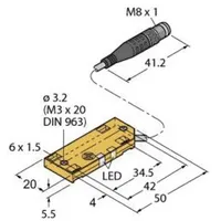 Turck Sensor BC5-QF5,5-AN6X2/S250