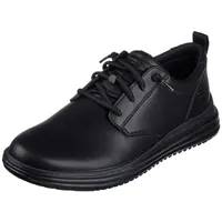 Skechers Herren Bewährt Stiefel, Schwarzes Leder, 41 EU - 41 EU