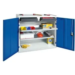Werkzeugschrank 2 SL 2FB 1000x1000x500gra/a