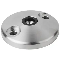 TELLER ANTI-SLIP-PLATTE, FORM:D EDELSTAHL, D=100