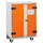 Cemo GmbH Premium Akku-Ladeschrank 89 x 111 x 66 cm lichtgrau/reinorange
