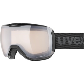 Uvex downhill 2100 V - Skibrille für Damen und Herren - selbsttönend - beschlagfrei - black/vario silver-clear - one size