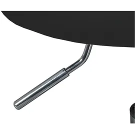 Interlink Drehhocker Asra Kunstleder 50 x 66 x 50 cm Schwarz