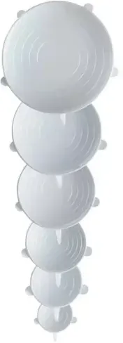 pandoo Silikondeckel transparent (6St)