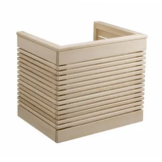 sentiotec - Ofenschutzgitter Emotion Linde Schutzgeländer für Saunaofen 57 x 48 x 58 cm