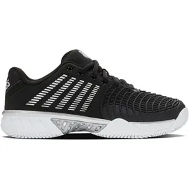 K-Swiss Express Light 3 Clay Tennis Shoe, Black/Silver, 40 EU