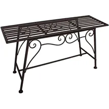deluke Blumenbank RITA 45 x 27 x 83 cm Schwarz/Braun
