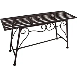 deluke Blumenbank RITA 45 x 27 x 83 cm Schwarz/Braun