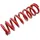 RockShox Metric Coil 134 Mm 47.5-55 Mm 350 Lb Stoßdämpferfeder - Electric Red - One Size