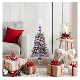 vidaXL Weihnachtsbaum mit Beleuchtung Grün 65 cm