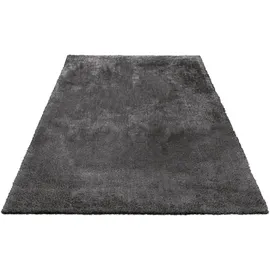 Bruno Banani Teppich Dana Teppich, besonders weich und kuschelig, Kundenliebling, rechteckig, Höhe: 30 mm, uni, Mikrofaser Teppiche, Wohnzimmer, Schlafzimmer, Esszimmer grau rechteckig | 40 cm x 60 cm x 30 mm