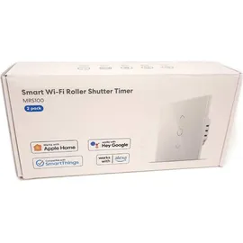 Meross WLAN Rolladenschalter funktioniert mit Homekit, Alexa Rolladen, Smart Jalousien Schalter benötigt Nullleiter, Zeitschaltuhr und Sprachsteue...