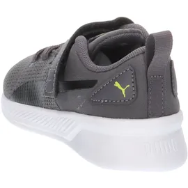 Puma Unisex Baby Flyer Runner V Inf Sneaker, Grau Dark Coal Black Lime Smash, 22 EU