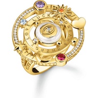 Thomas Sabo TR2445-565-7 Damenring im Kosmischen Design Goldfarben, 54/17,2