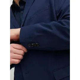 Jack & Jones PlusSize Anzug "JPRFRANCO SUIT NOOS PLS", Herren, Gr. 68, N-Gr, blau (medieval blau), Web, Obermaterial: 78% Polyester, Viskose, 5% Elasthan, JACK & JONES PLUSSIZE, unifarben, slim fit, Anzüge, aus Polyester, Viskose und Elasthan, Slim Fit Passform, pflegeleicht