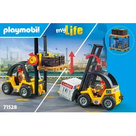 Playmobil My Life Gabelstapler mit Fracht 71528
