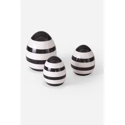 bonprix Deko-Objekt Ostereier (3-tlg. Set), schwarz, Onesize