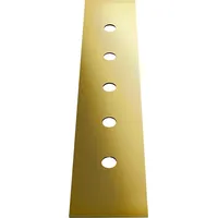 GESSI 5-Loch Dekor-Platte für Secur Box - Gold