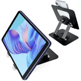 VGECEE Tablet Ständer Verstellbar IPad Ständer Tisch 360 Grad Drehba Monitor Ständer Schreibtisch Portable Tablet Halterung Tisch für 4-13 Zoll Telefon/Tablet Kompatibel mit Mobilen Geräten iPad Pro