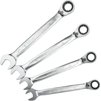 KS Tools GEARplus Ratschenringmaulschlüssel-Satz, umschaltbar, 4-tlg.