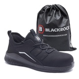 Blackrock Breeze Sicherheitsschuhe für Herren und Damen, Arbeitsschuhe mit Stahlkappe, leichte Verbundwerkstoffe, leichte Zwischensohle, Arbeitsstiefel, Arbeitsschuhe, Sicherheitsschuhe, Schwarz,