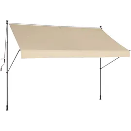 Konifera Klemmmarkise 350 x 150 cm Beige