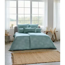 Estella Bettwäsche Pippa 135 x 200 cm Jersey Grün Mint