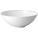 Rosenthal Schüssel TAC Gropius Platin Schüssel 26 cm, Porzellan weiß