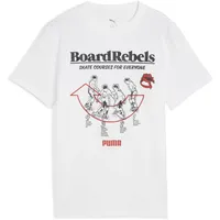 Puma Jungen Mid90s Graphic Tee B T-Shirts, Puma White,