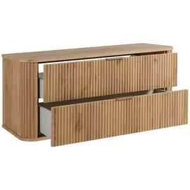3e 3xe living.com Eiche Craft Badezimmerschrank 41,5 x 120 x 51,7 cm Braun/Kunststoff