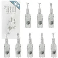 P-Beauty Dermapen M1 Nadelpatronen für Microneedling - Ersatz Nadelpatronen für Auto Derma Elektrik Pen M1 mit Gewinde Verschluss WÖLBUNG/WELLE - geeignet für Lippen & Augenbrauen (10-Stück 5D NANO)
