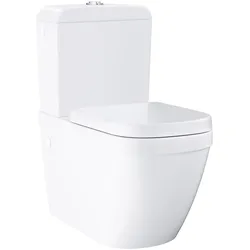 GROHE Euro Keramik Stand-WC-Kombination, spülrandlos