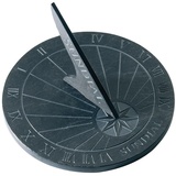 Esschert Design Outhings - LS002 Sonnenuhr aus Schiefer