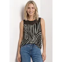 STREET ONE Mesh-Top Schwarz 38