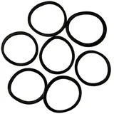 Mex pro Hair Mini Haargummi, schwarz (200 Stück)