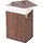 Mendler Wäschekorb HWC-C21, Laundry Wäschebox Wäschesammler Wäschebehälter Wäschetonne, Bambus 61x43x32cm 70l ~ braun