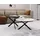 WFL GROUP Couchtisch Lev Schwarz/Weiß Rund 75 x 42 cm