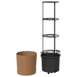 vidaXL Tomatenaufzucht Naturo ECO Ø 29 x 106 cm braun
