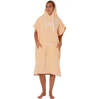 OCEAN & EARTH Ocean Earth Ladies Hooded Poncho Peach