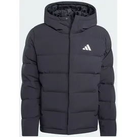adidas Herren Daunenjacke mit Kapuze - Black - XL