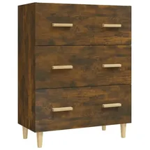 vidaXL Sideboard Räuchereiche 70x34x90 cm Holzwerkstoff