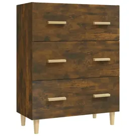 vidaXL Sideboard Räuchereiche 70x34x90 cm Holzwerkstoff